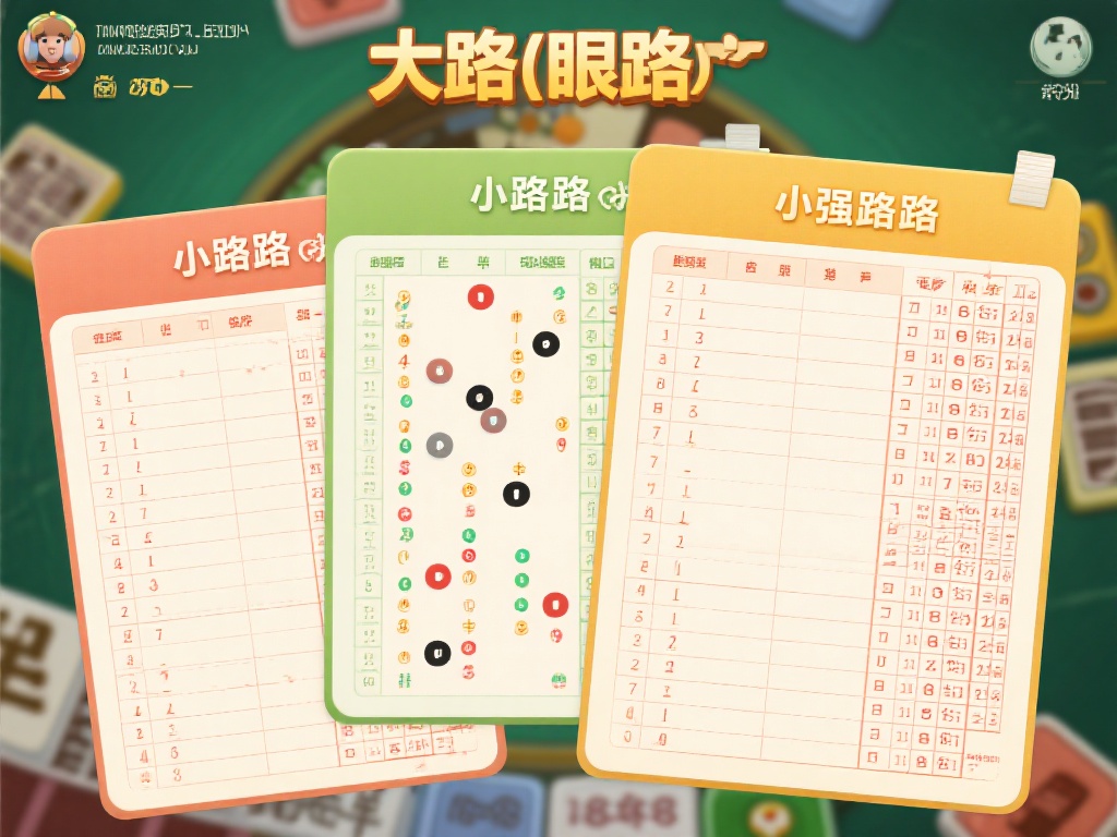 例如，大路、眼路、小路及小强路等常见路单形式广为推