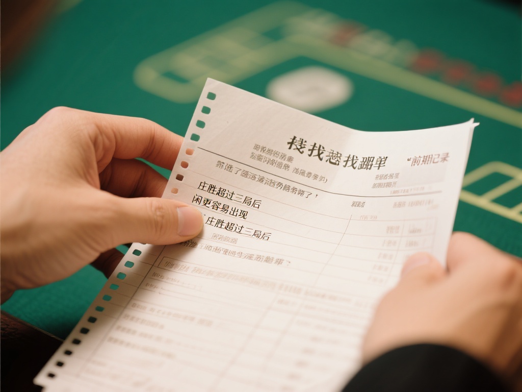 系统化学习百家乐路单纸：逐步掌握记录与分析技巧