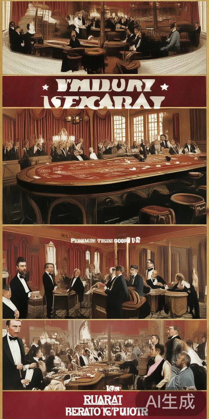 在19世纪，随着欧洲贵族对游戏的热衷，“百家乐”逐